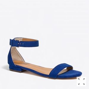 J. Crew Hadley Suede Ankle-strap Sandal